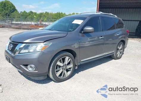 2015 Nissan Pathfinder Platinum from USA, damaged, VIN 5N1AR2MM1FC639932